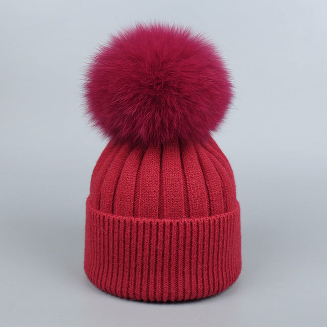 Béret Hiver Renard